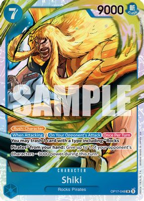 Shiki OP17-048 card