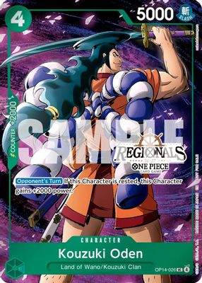 Kouzuki Oden OP14-026 card