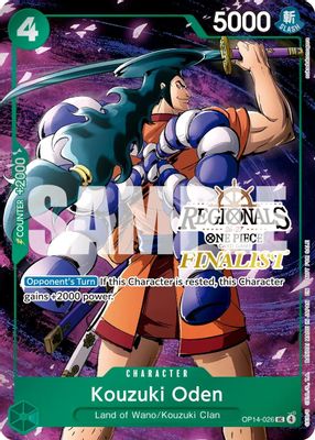 Kouzuki Oden OP14-026 card