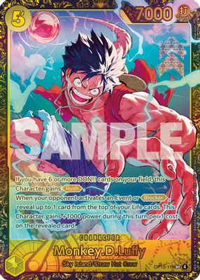 Monkey.D.Luffy OP15-119 card