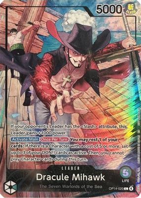 Dracule Mihawk OP14-020 card