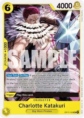 Charlotte Katakuri OP17-103 card