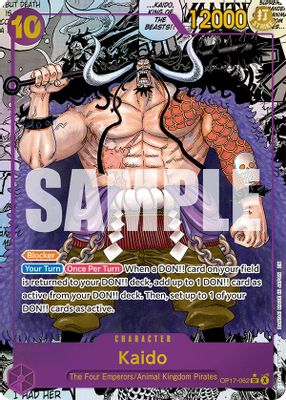 Kaido OP17-062 card