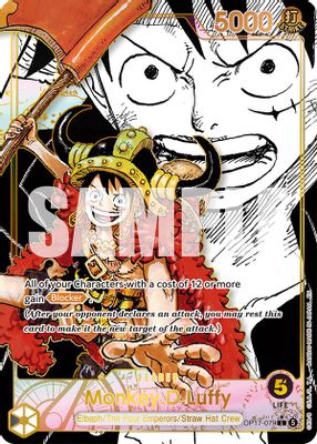 Monkey.D.Luffy OP17-079 card
