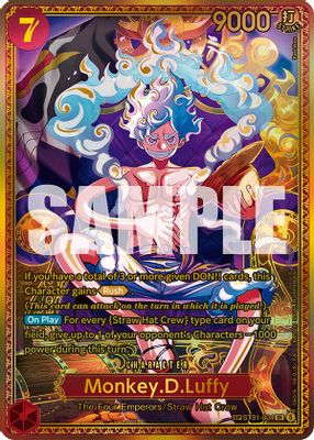 Monkey.D.Luffy ST31-004 card