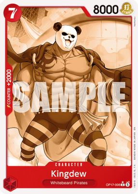 Kingdew OP17-006 card