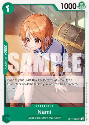 Nami OP17-023 card