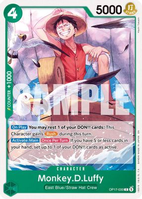 Monkey.D.Luffy OP17-030 card