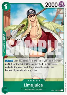 Limejuice OP17-032 card