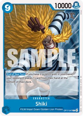 Shiki OP17-047 card