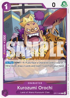 Kurozumi Orochi OP17-066 card