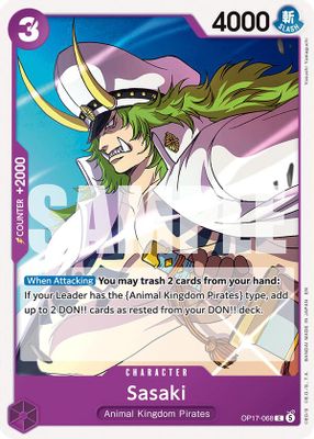 Sasaki OP17-068 card