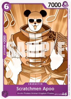 Scratchmen Apoo OP17-070 card