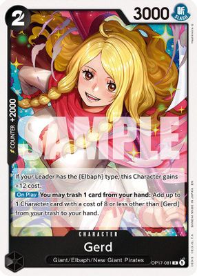 Gerd OP17-081 card