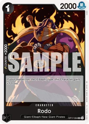 Rodo OP17-094 card