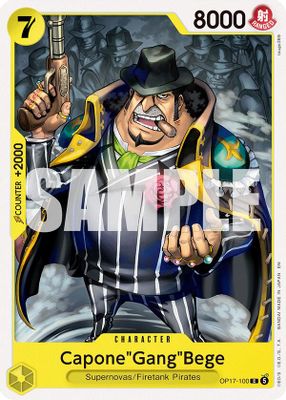 Capone"Gang"Bege OP17-100 card