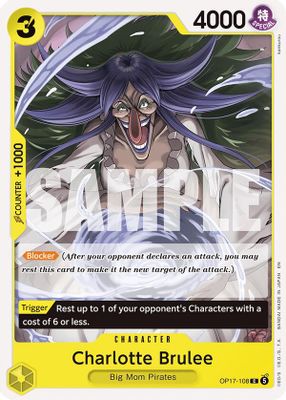 Charlotte Brulee OP17-108 card