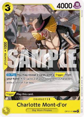 Charlotte Mont-d'or OP17-111 card