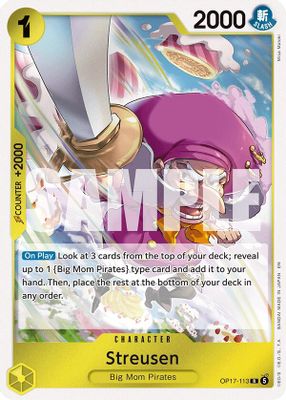Streusen OP17-113 card