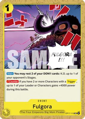 Fulgora OP17-116 card