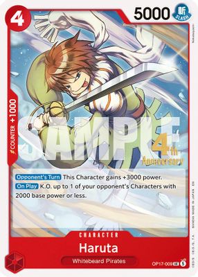 Haruta OP17-009 Standard · Normal One Piece card