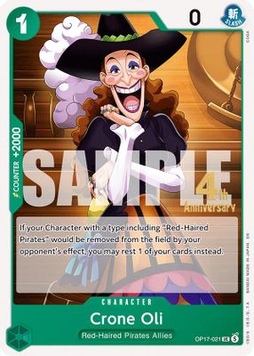 Crone Oli OP17-021 card
