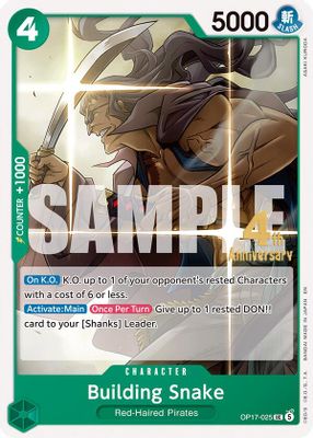 Building Snake OP17-025 card