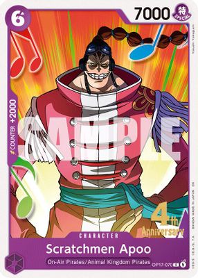 Scratchmen Apoo OP17-070 card