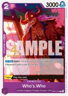 Who's.Who OP17-071 card