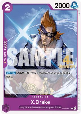 X.Drake OP17-075 card