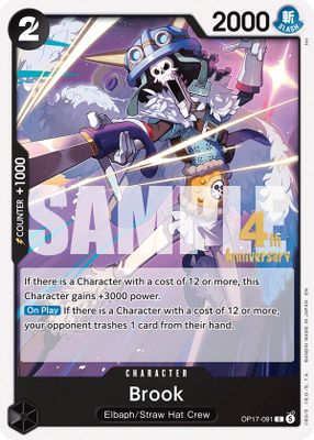 Brook OP17-091 card
