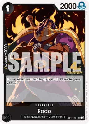 Rodo OP17-094 card