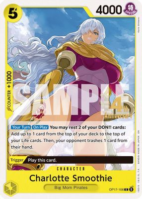 Charlotte Smoothie OP17-106 card