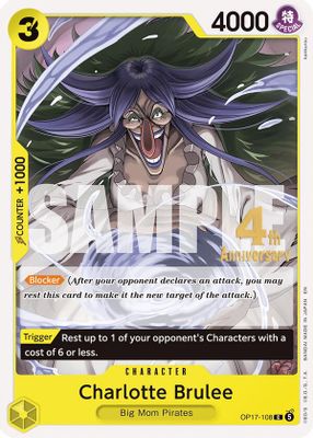 Charlotte Brulee OP17-108 card