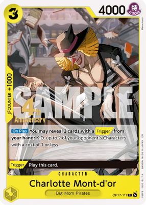 Charlotte Mont-d'or OP17-111 card