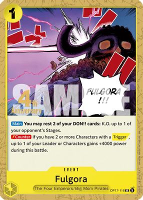 Fulgora OP17-116 card