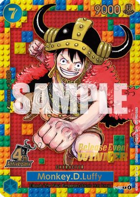 Monkey.D.Luffy P-110 card