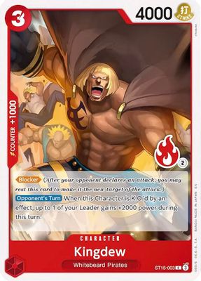 Kingdew ST15-003 card